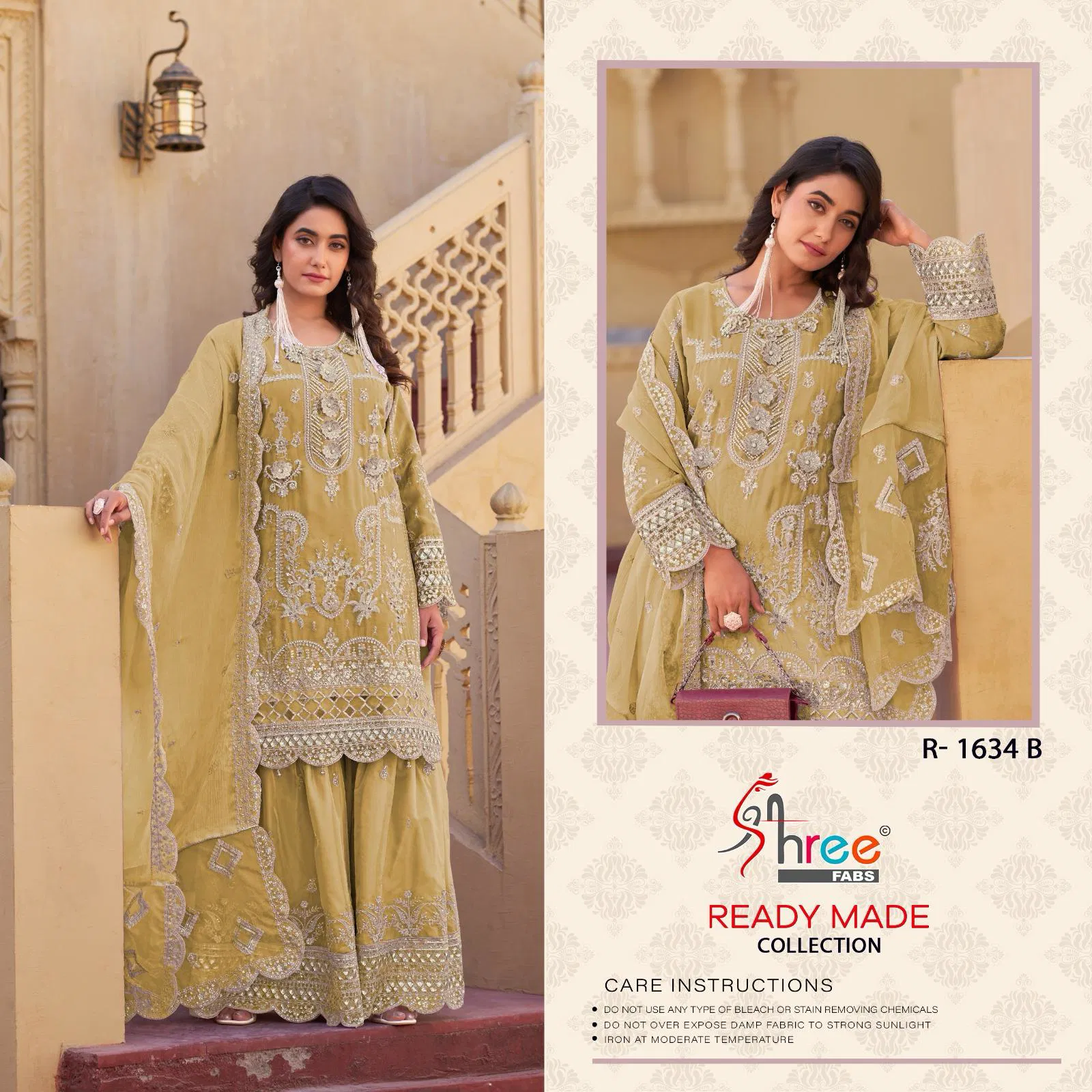 R 1634 by Shree Ready Made Pakistani Salwar Suits at Best Price